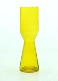  Vase helios yellow from the Industrial series design Sybren Valkema 1961 executed by Leerdam / the Netherlands 