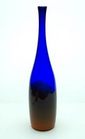  Tweekleurige Serica fles ontwerp Floris Meydam 1953 uitvoering Leerdam / Holland 