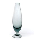  Saffierblauwe glazen vaas ontwerp Ida Falkenberg-Liefrinck ca.1940 uitvoering Glasfabriek Leerdam 