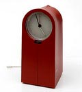  Kunststof portable klok-radio Coo Coo ontwerp Philippe Starck 1996 uitvoering Thomson voor Alessi / Italië 