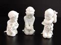  Blanc de chine waterbaby's 3x ontwerp Ebbe Sadolin Svend Jespersen 1972 uitvoering Bing Grondahl / Denemarken 