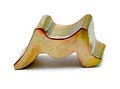  Goud geglazuurde aardewerk reclame-object M ontwerp uitvoering Mobach / Utrecht 1995 