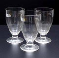  Bierbekers 3x van servies J ontwerp K.P.C.de Bazel 1917-'18 uitvoering Glasfabriek Leerdam 