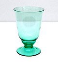  Meerblauw glazen vaas ontwerp Jaap Gidding 1926-'27 uitvoering Glasfabriek Leerdam 