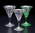  Glazen 3x van servies A-glad 1x port 11,4 cm 1x wijn klein 12,4 cm 1x annagroen rijnwijnglas 12,2 cm ontwerp K.P.C.de Bazel 1917 uitvoering Glasfabriek Leerdam 
