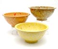  Drie gespikkeld Melamine Confetti kommen uitvoering Texas Ware / USA ca.1960 