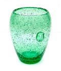  Groene Heralver vaas ontwerp A.D.Copier 1935 uitvoering Glasfabriek Leerdam 