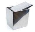  Gegoten aluminium asbak met klep-deksel ontwerp Philippe Starck 1986 voor xO / Frankrijk 