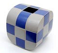  Porseleinen vaas Schach ontwerp Jan van der Vaart 1986 uitvoering Rosenthal / Duitsland 