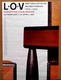  Affiche L.O.V een idealistische meubelfabriek 1910-1935 tentoonstelling in het Gemeentemuseum Arnhem 1991 