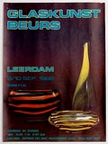  Affiche Nederland Glaskunstbeurs Leerdam 1989 1e jaar van deze beurs 