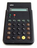  Kunststof rekenmachine Braun protocol ET 66 uitvoering Braun / Duitsland 1987 