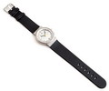  Herenhorloge Braun AW 60 Gronodate met lederen band uitvoering Braun / Duitsland 1996 