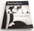  Boek Sotheby's catalogus Collection Karl Lagerfeld Arts Décoratives du XXe Siècle Parijs / Frankrijk 2003 met opbrengsten lijst 