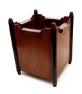 Houten Amsterdamse School papierbak ontwerp uitvoering onbekend Nederland ca.1925 