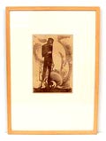  Houtsnede op rijstpapier ontwerp uitvoering Hildo Krop 1884-1970 ca.1925 