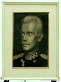 Litho van onbekende man ontwerp uitvoering Chris Lebeau 1920 