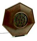 Bakelieten Philite staande luidspreker Philips 2109 uitvoering Philips Eindhoven ca.1930 
