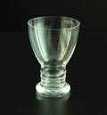Helderglazen mostglas ontwerp A.D.Copier 1928 uitvoering Glasfabriek Leerdam 