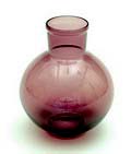 Purple glass vase design  C.J.Lanooy  1919 executed by  Glasfabriek Leerdam  / the Netherlands 