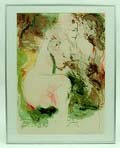 Limited Edition zeefdruk Vrouwen ontwerp uitvoering Kees van Bohemen 1928-1985 in eigen atelier 1979 