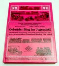 Boek Claude Jeanmaire präsentiert Gebrüder Bing im Jugendstil Deutsches Spielzeug Internationale Händlerkatalog für 1909 uitgegeven door Verlag Eisenbahn Villigen ca.1985 Duitse tekst facsimilé 