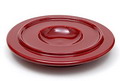Claret-coloured glazed earthenware bowl  Centrotavola  design  Ettore Sottsass  1991 executed by  Bitossi  Montelupo / Italy 