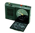 Zwarte kunststof wekker met voice-memo AB 314 VM ontwerp toegeschreven aan Dietrich Lubs 1987 uitvoering Braun / Duitsland 