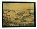 Houtsnede in lijst Duinlandschap ontwerp uitvoering Chris Lebeau 1924 
