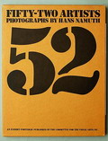  Fifty-two Artists fotograaf Hans Namuth 1e druk uitgave van Scardale / Committee for Visual Arts Inc New York / USA 1973 portfolio met 52 drukken en los tekst blad vormgeving door Martin Stephen Moskof Assoc 