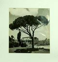 Silver print Rome fotograaf Carel Blazer 1911 - 1980)ca.1950 19,7 cm x 21,5 cm daarbij fotoboekje Rome 1e druk uitgave van Uitgeverij Contact Amsterdam 1950 tekst door Jan Derks foto staat afgebeeld in dit fotoboekje 