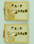  Fair Japan Optimistic Version – Fair Japan Pessimistic Version fotograaf-negatieven door O A O M Poole collotypes door K Ogawa uitgave van Kelly Walsh Limited Yokohama Shanghai Hongkong and Singapore / China ca.1900 tekst door Helmuth William Tod 2x 
