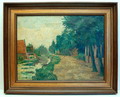 Olieverfschilderij Oude Vecht bij Vreeland geschilderd door Antonie Anton Smeerdijk 1885-1965 studiegenoot van Jan Sluyters en Leo Gestel tijdens zijn opleiding aan de Rijksacedemie / Amsterdam waar hij o.a studeerde onder A.Allebé P.Dupont en N.van der Waay 