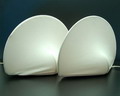 Set tafellampen Kaori 2 met jersey bekleding ontwerp Kazuhide Takahama ca.1975 uitvoering Sirrah / Italie 