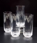  Longdrink-bekers van servies Corona 4x ontwerp Gerard Thomassen 1966 uitvoering Leerdam 