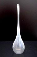  Witglazen Serica fles no.66/10 ontwerp Floris Meydam 1953-'58 uitvoering Leerdam 