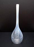  Witglazen Serica fles no.66/10 ontwerp Floris Meydam 1953-'58 uitvoering Leerdam 
