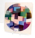  Agamograph Liberty 2 1980 ontwerp en uitvoering Yaacov Agam 1928 Iraël Speciale uitvoering met geschreven opdracht voor Kate de vrouw van de producent Anderson To K I love 