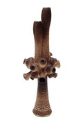  Aardewerk Tulpenvaas ontwerp uitvoering Joop Cock ca.1990 