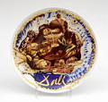  Rosenthal Künstler-Teller Nr.12 Limited Edition Alles fängt beim Mund an und sucht sich dann über die Nerven einen Weg im Körpe r ontwerp Salvador Dali 1978 uitvoering Rosenthal / Duitsland in originele doos 