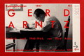  Kalender Limited Edition met 12 originele linoleumsneden ontwerp Gerd Arntz 1987 ontworpen voor de Nederlandse stichting voor Statistiek In originele doos 