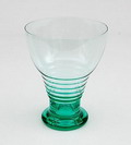  Meerblauw mostglas ontwerp A.D.Copier 1928 uitvoering Leerdam 