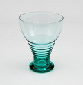  Meerblauw mostglas ontwerp A.D.Copier 1928 uitvoering Leerdam 