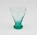 Meerblauw mostglas ontwerp A.D.Copier 1928 uitvoering Leerdam 