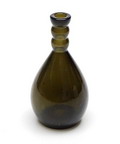  Bitter-flesje naar ontwerp van Jac.Jongert in 1920 voor Paq.Port van de firma Wed.G.Oud Pzn en Co / Purmerend uitvoering N.V.United Glassworks Schiedam 