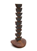  IJzeren sculptuur Stupa ontwerp uitvoering Theo Niermeyer 1972 