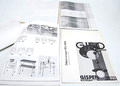Oude copieën van diverse Gispen / Giso folders origineel vouwblad uitgegeven ter gelegenheid van Gispen tentoonstelling in het Stedelijk Museum Amsterdam 1980 