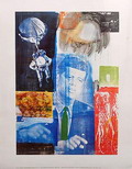 Affiche Robert Rauschenberg Retroactive I uitgave Shorewood Fine Art Reproductions New York 