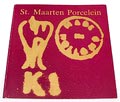 Boek St.Maarten Porcelein uitgave van Museum het Kruithuis 1987 Nederlandse tekst 