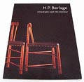 Boek H.P.Berlage ontwerpen voor het interieur uitgave Gemeentemuseum Den Haag 1998 Nederlandse tekst 